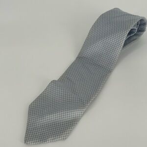 Nautica Classic Light Blue 100% Silk Men's Tie Made In USA Finance Wear Formal